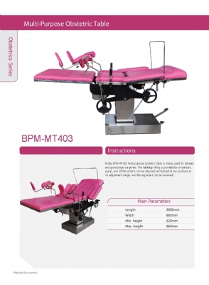 Bàn khám sản BPM MT 403